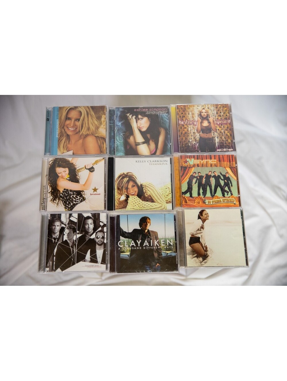 Y2K / 90s Pop CD Lot of 9 - N'Sync, BSB, Ashlee Simpson, Britney Spears, Lopez